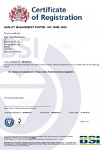 ISO 13485 certificate